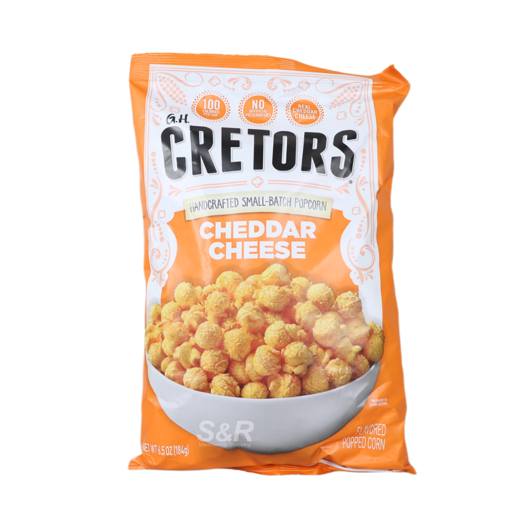 G.H, Cretors Cheddar Cheese Popcorn 184g